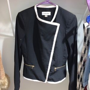 Black Calvin Klein jacket size 4